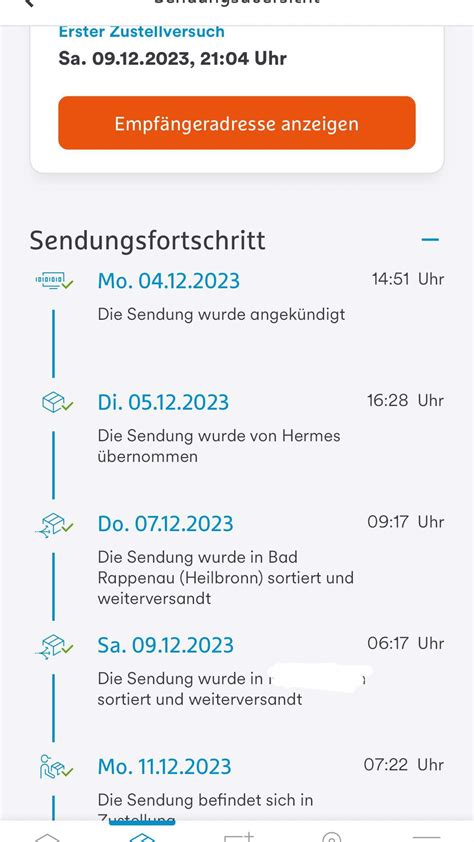 wann lifert hermes|Hermes sendung verpasst.